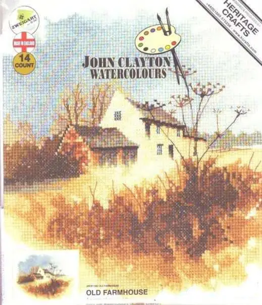 

Free Delivery Top Quality Lovely Counted Cross Stitch Kit Old Farmhouse Farm Home Country Countryside Love