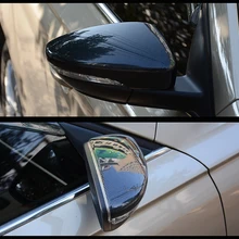 2 шт./компл. углеродного волокна abs зеркало заднего вида Чехлы Стайлинг для Volkswagen Bora