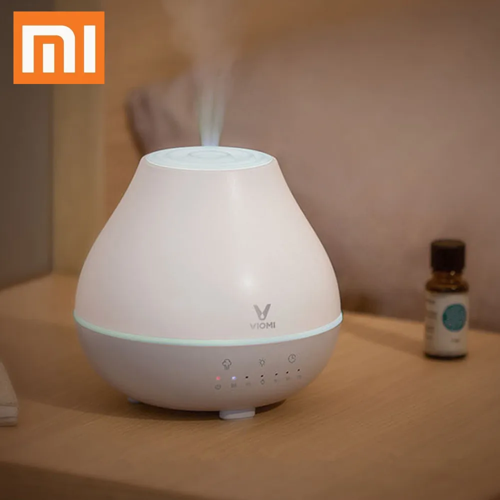 

New Xiaomi Mijia VIOMI Aromatherapy Diffuser Ultrasonic Humidifier Led Light Air Purifier oil diffuser