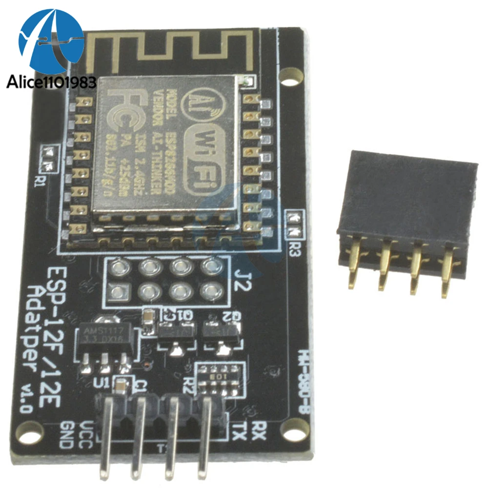 ESP8266 ESP 12F Serial Wifi адаптер приемопередатчика Module V1.0 для Arduino UNO R3 AT Command 5V AP 802 11 b/g/n 2 4 GHZ