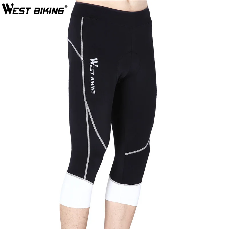 

WEST BIKING Women Racing Underwear 3D Pad Cycling Shorts Coolmax Fabric Tight Riding Clothes Pirate Cycle MTB Road Ladies