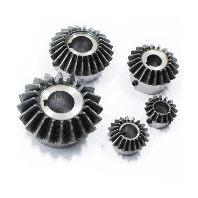 11 Bevel Gear 2 Modulus 20 Teeth With Inner Hole 16mm/17mm/18mm/19mm/20mm 90 Degree Drive