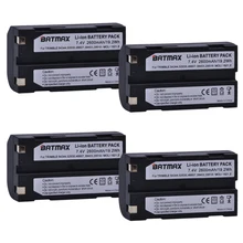 4Pcs 7.4V 2600mAh Battery akku 54344 for Trimble 54344, 29518, 46607, 52030, 38403, R8, 5700, 5800, R6, R7, R8, Pentax D-LI1 trimble 32960 cable connect r8 5700 to tsc2 and tsce controller
