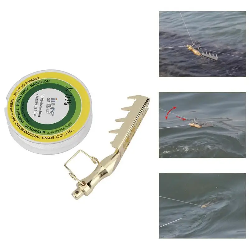 

1pc Fishing Tackle Tools Stainless Steel Hard Bait Retriever Bait Rescue Lure Saver Fishing Line