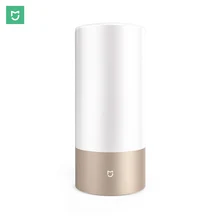 Xiaomi mijсветодио дный Ia Smart LED прикроватной тумбочке цилиндр сенсорный затемнения лампы Bluetooth и Wi Fi приложение спальня романтический ночь лампочки