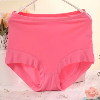 

3pcs/lot 2017 new fashion bamboo fibre plus big size panties seamless panty women big size briefs high waist ladies' underwear
