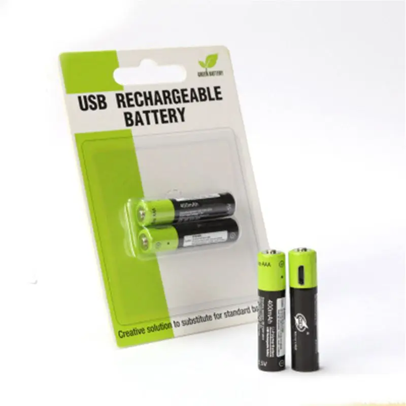 Znter 7-battery аккумуляторная батарея 600mah Mirco USB 1,5 v AAA перезаряжаемая литий-полимерная батарея с зарядным кабелем