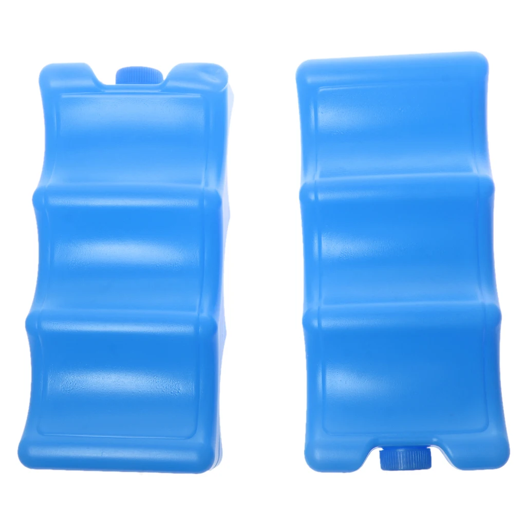 

2 Pcs 600mm Contour Ice Pack Cooling Element Freezer Transport Milk Bulk