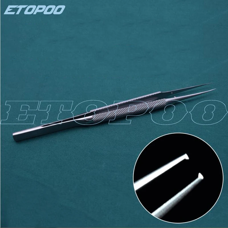 11cm/14cm/16cm/18cm Stainless Steel Round Handle Micro Tweezers