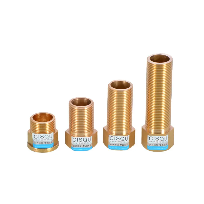 

6 minutes extended internal and external wire joints DN25 solar water heater boiler tube extension 3/4 extension plus copper