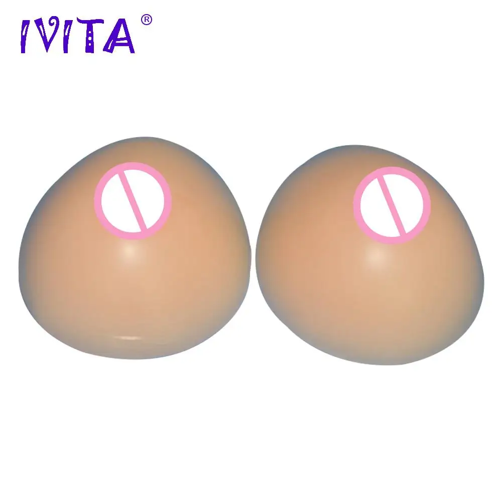 

IVITA 6000g Top Quality Huge Artificial Silicone Breasts False Breast For Transgender Crossdresser Drag Queen Mastectomy