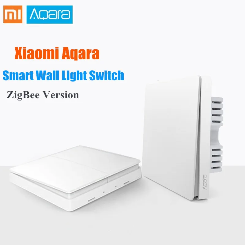 

Xiaomi Aqara Smart Wall Light Switch ZigBee Version Wireless Connection Single Double Key APP Remote Control Smart Home Kit
