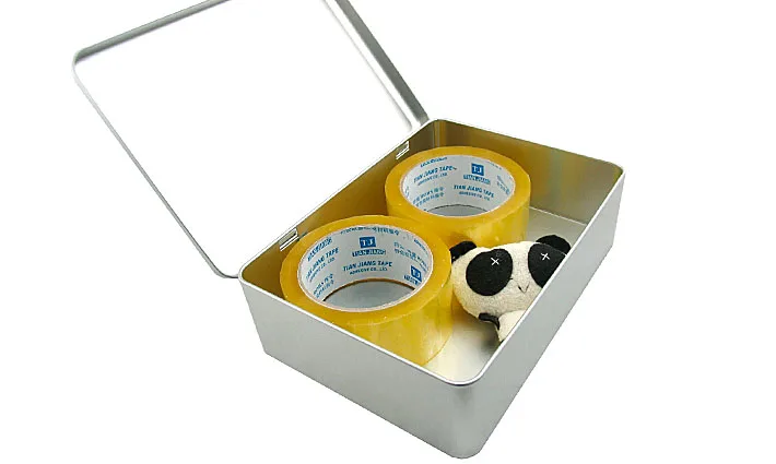 

22.5*16.3*6.5cm Metal blank diy storage box, Credit card / coin / scissors / notebook / stapler / Gifts Desktop finishing tools