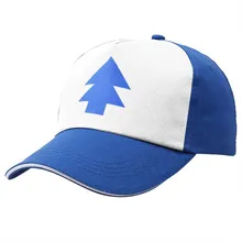 Шапки для мальчиков и девочек, Кепка с изображением синей сосны, дальнобойщика, новая Кепка с рисунком из мультфильма, изогнутая Кепка с изображением Билла, Детская кепка с изображением Гравити Фолз, Кепка с дальнобойщиком для детей