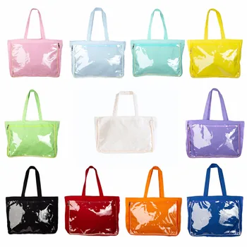 

Comic Show Dolls Canvas Bag Sweet Lolita Double sided Transparent Clear Itabag Shoulders Bag Anime Cosplay Handbag PVC Itabags