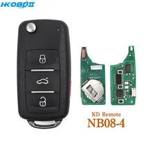 HKOBDII KEYDIY KD NB08-4 NB серии универсальный многофункциональный для KD900/мини-KD/URG200 Ключевые программист NB серии пультов