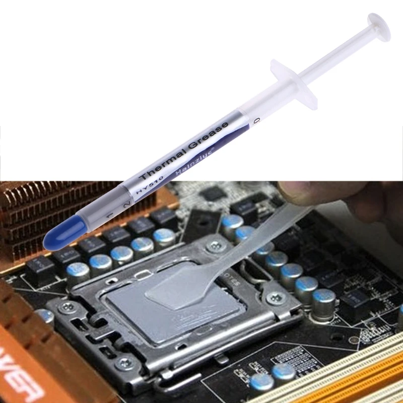 10Pcs/Set HY510 Thermal Grease Compound Silicone CPU Heat Sink Cooling Paste *dls* 10Pcs/Set HY510 Thermal Grease Compound Silicone CPU Heat Sink Cooling Paste *dls*