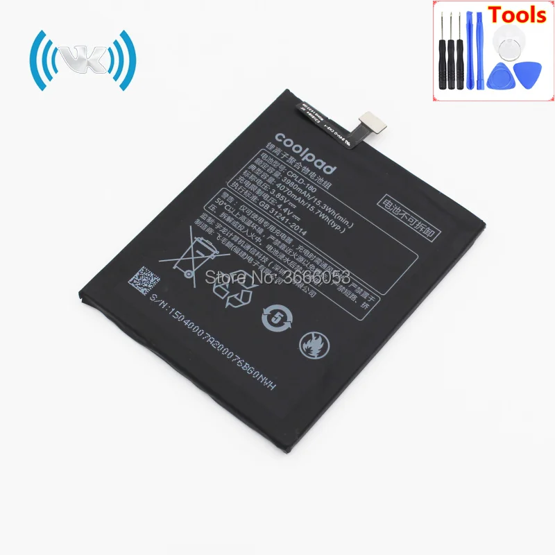 Новинка VK 4070 мАч/3 8 Вт ч в фотоаккумулятор для Coolpad LeEco Cool Changer S1 фотоэлемент с