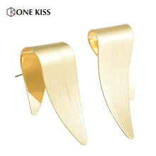 Трендовые классические золотые серебряные серьги-гвоздики в виде геометрических фигур для женщин панк абстрактный темперамент серьги металлические серьги ювелирные изделия