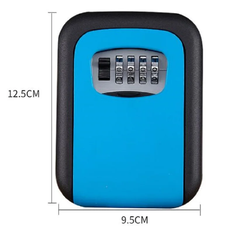 Key Lock Box Combination Lockbox with Code for House Key Storage, Combo Door Locker