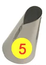 B aking& Кондитерские насадки для инструментов DIY торты d инструмент ecorating насадки кухонные принадлежности из нержавеющей стали - Цвет: 5