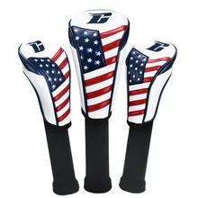 2018 CHAMPKEY GOLF HEAD COVER Woods1# #3 #5 Clubs Headcovers 3 PCS/LOT