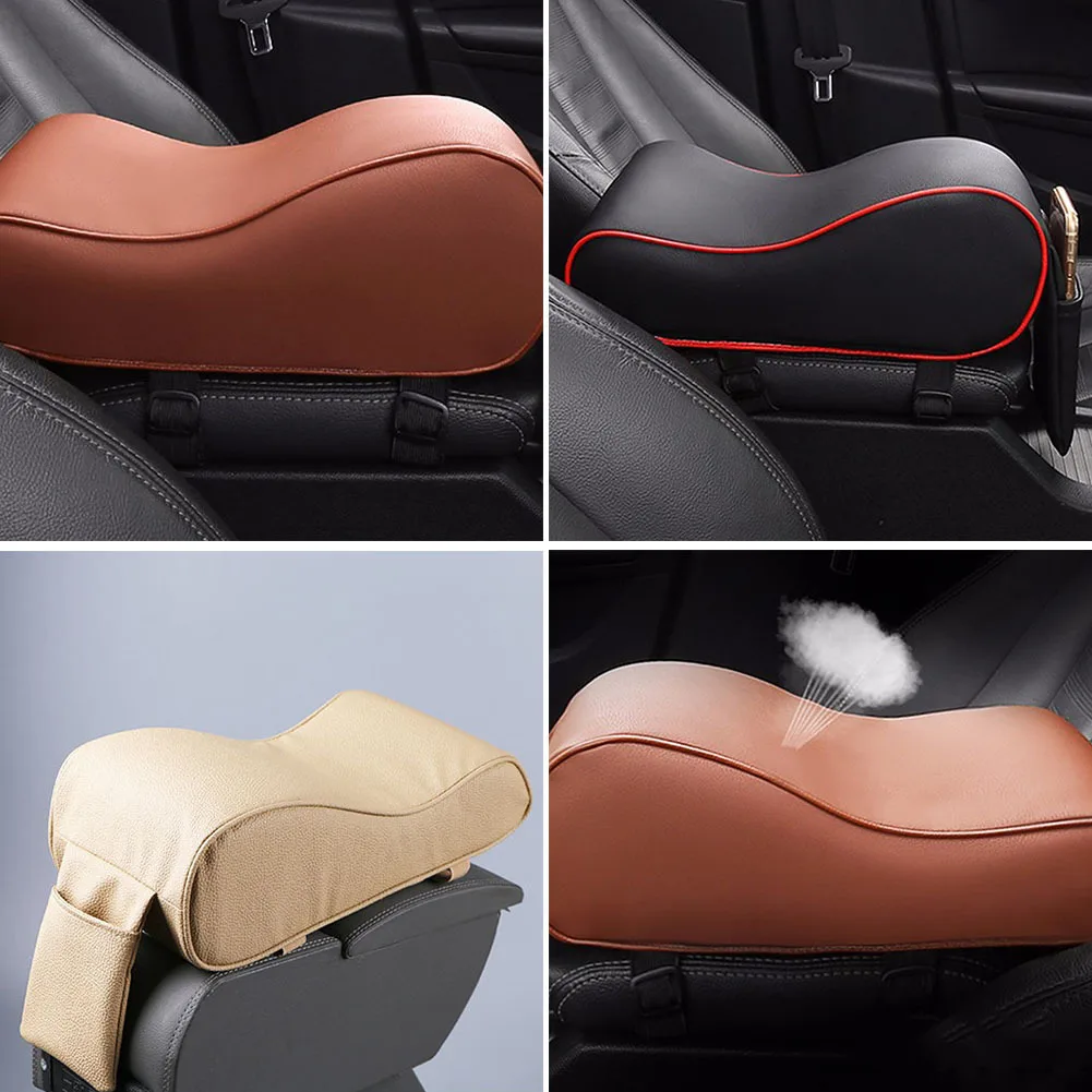 

Universal Car Armrest Box Pad Car Armrest Box Mats PU Leather Central Armrest Box Memory Cotton Car Interior Accessories