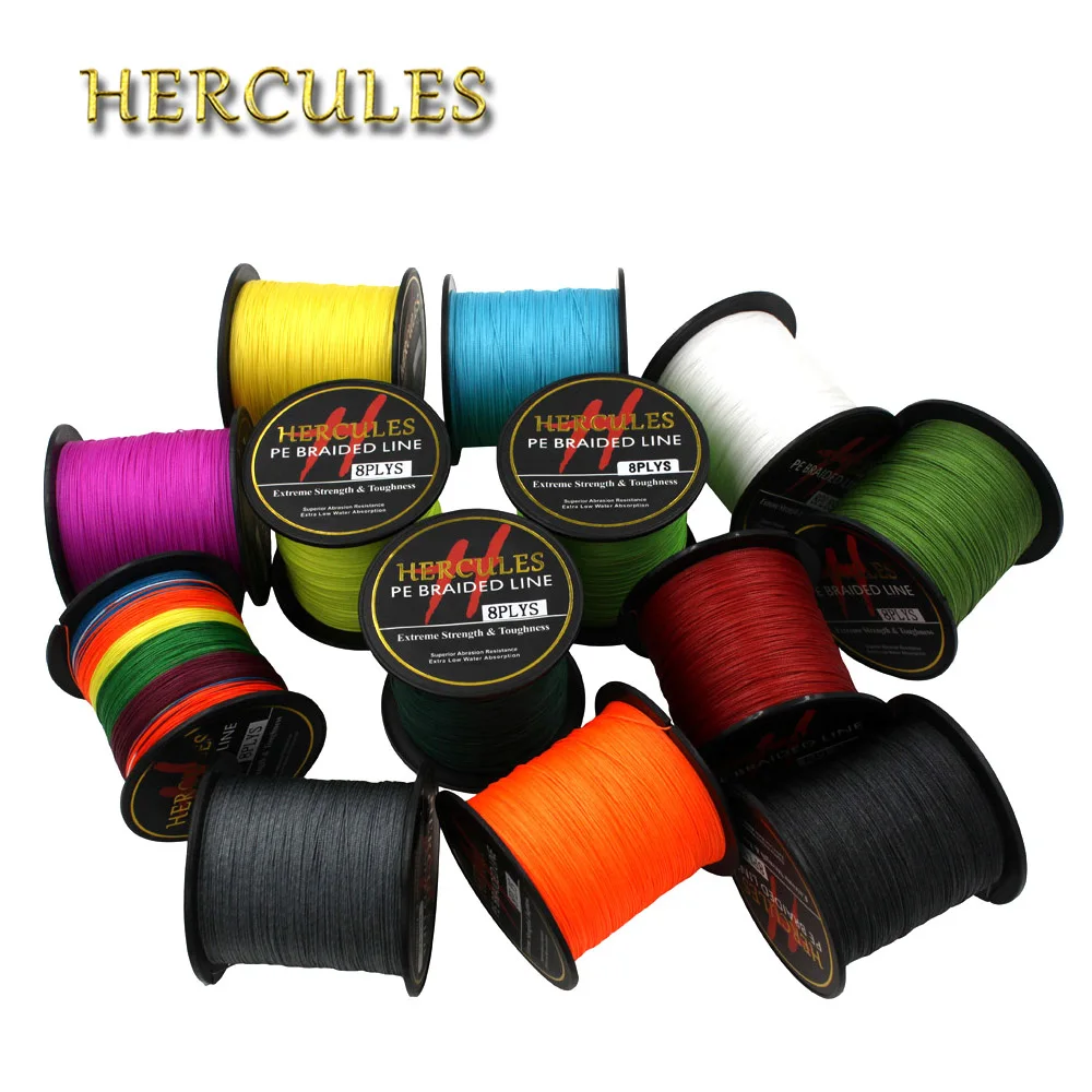 Hercules рыболовная леска 8 нитей 100 м ПЭ плетеная для речного карпа аксессуары
