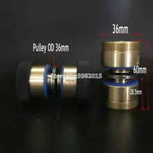 Латунь сиденья полный шкив в сборе 318 OD36* L60mm для WEDM резки проволоки