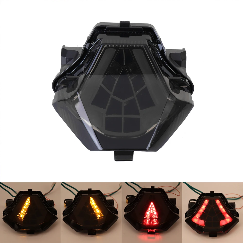 

KEMIMOTO TailLight For YAMAHA MT07 FZ07 MT03 MT25 MT 07 25 03 YZF R3 R25 2014 2015- 2018 Tail Light Brake Light LED Turn Signal