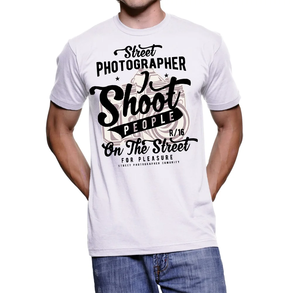 

Tee Shirt Mens 2019 New Tee Shirts Printing T - SHIRT UOMO STREET PHOTOGRAPHER T SHITR