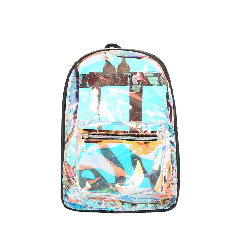 Мини mochila transparente rugzak путешествия прозрачный рюкзак ясно для дамы plecak голограмма