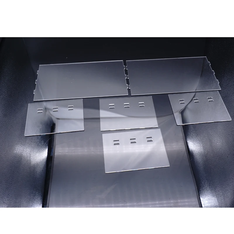 

Transparent Acrylic Separator Clapboard Ramen Box Partition 1 set for Tamiya Mini 4WD Racing Car 324store
