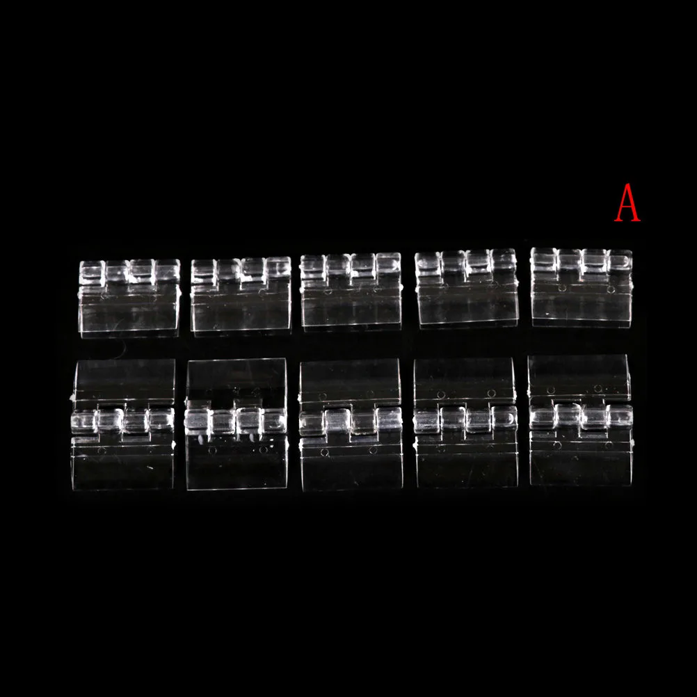 10 шт. Пластик складывающиеся петли прозрачная петля долговечный прозрачный акриловый шарнир инструменты