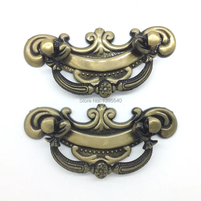 5pcs Antique Cabinet Drawer Handle Kitchen Cabinet Knobs Vintage 5pcs Antique Cabinet Drawer Handle Kitchen Cabinet Knobs Vintage Closet Handles Cupbord Furniture Hardware ShoeBox Cabinet Pull - 5pcs Antique Cabinet Drawer Handle Kitchen Cabinet Knobs Vintage