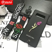 Для samsung Galaxy S10 плюс A50 Note 8 9 S8 S9 J2 core j5 prime j7 Neo A5 A7 A6 A8 A9 чехол для телефона на бретельках с рисунком розы для крышка