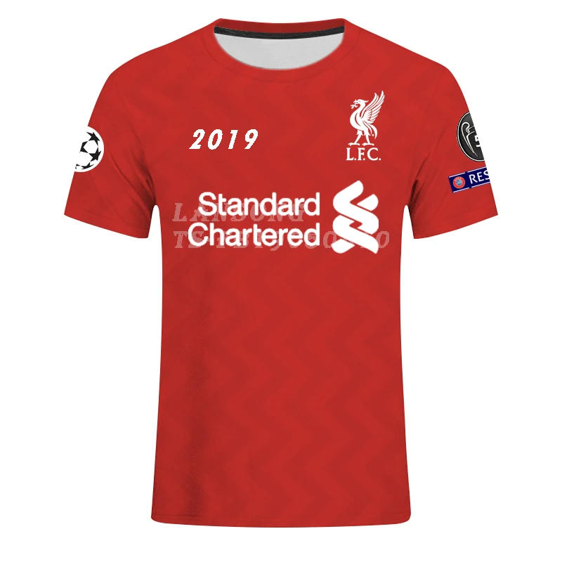 

3d print 2019 liverpool soccer casual t shirt/sweatshirt/hoodie/pants 2019 men harajuku football casual tshirt streetwear