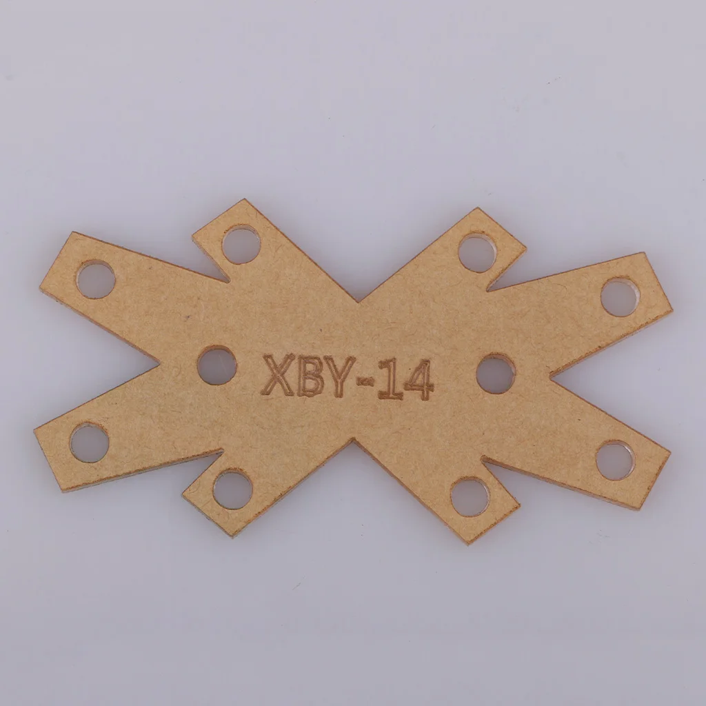 Keyring Key Chain Clear Acrylic Leather Craft Pattern Stencil Template DIY Craft