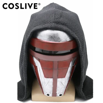 

Coslive Star Wars Darth Revan Mask Half Face Helmet COSplay Superhero Props Replica Halloween Costume Prop For Men