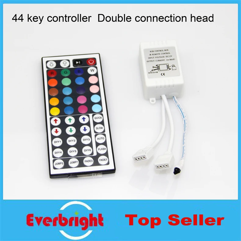 

12V 44 Keys IR Remote Controller + Infrared Controller Box For Smd 3528 5050 Rgb Led Smd Strip Lights