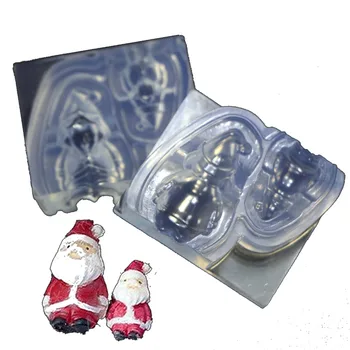 

Clear Silicone DIY Santa Claus gift Mold For Epoxy Resin Jewelry Making Craft Tools resin molds forjewelry