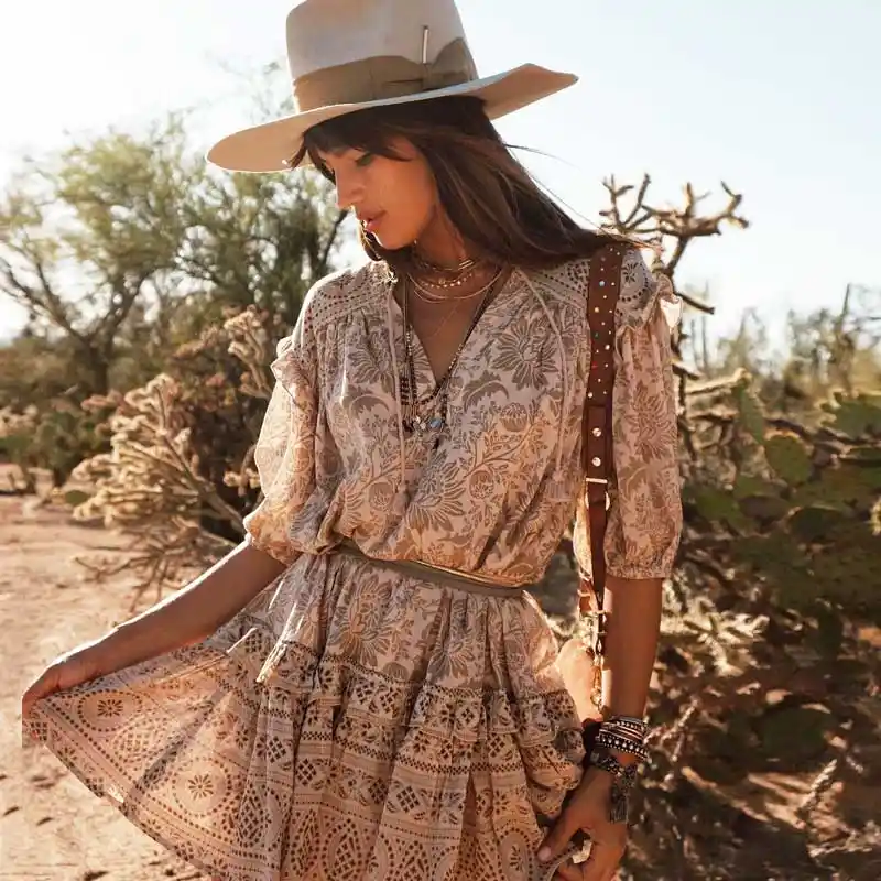 mini bohemian dress