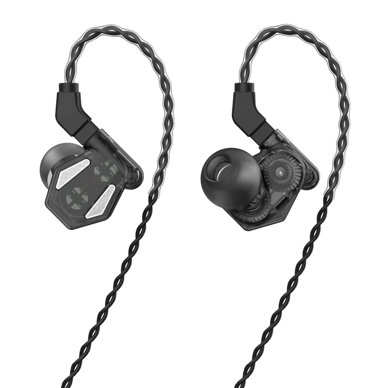 

NVAHVA HIFI Headphone, 4 Speakers Wired Headset, Removable Earphones with MIC for Phone PC TV Game, 3.5mm can changed to Tpye-c