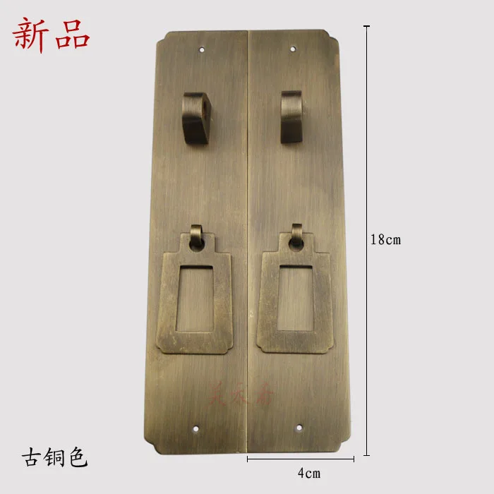 

[Haotian vegetarian] antique handle large wardrobe / cupboard door handle / bookcase copper handle HTC-227