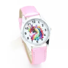 New unicorn desgin kids cartoon Fashion Watches Quartz childrens Jelly boy girl Students Wristwatch relogio kol saati clock