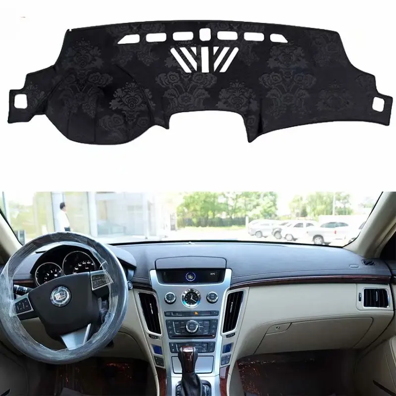 For Cadillac CTS 2008 2013 Flannel Dashmats Dashboard Covers Dash Pads