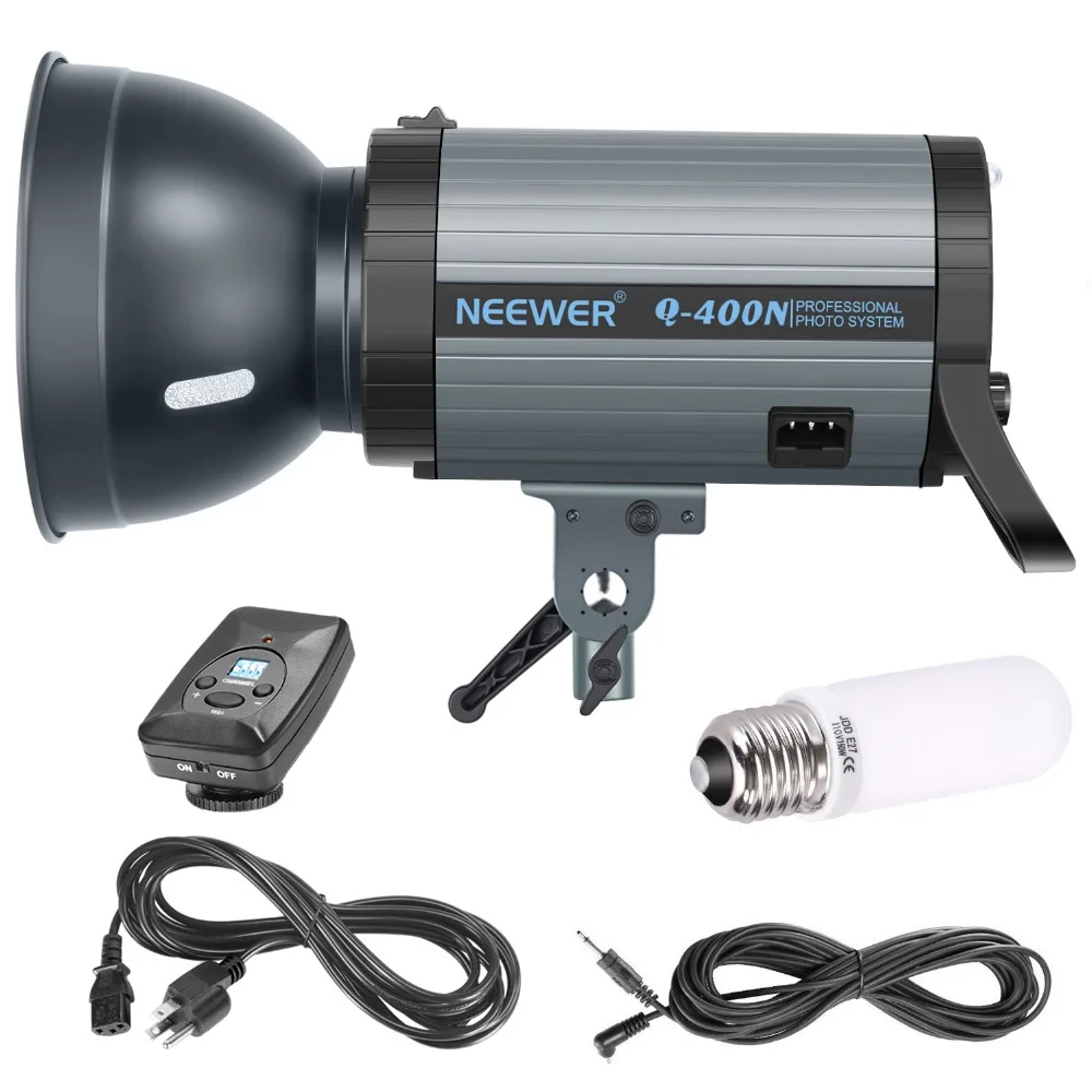 US $119.99 Neewer 400W GN65 Studio Flash Strobe Light Monolight With 24G Wireless Trigger And Modeling Lamp Recycle In 00105 Sec