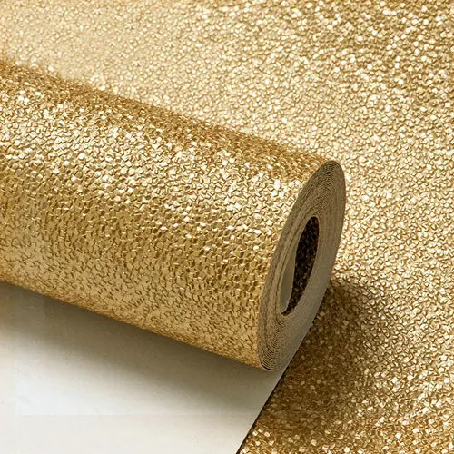 Sandstone 3D Stereo Gold Foil PVC Wallpaper Living Room Sofa TV Background Vinyl Wall Paper Home Decor Wallcovering Silver pink |