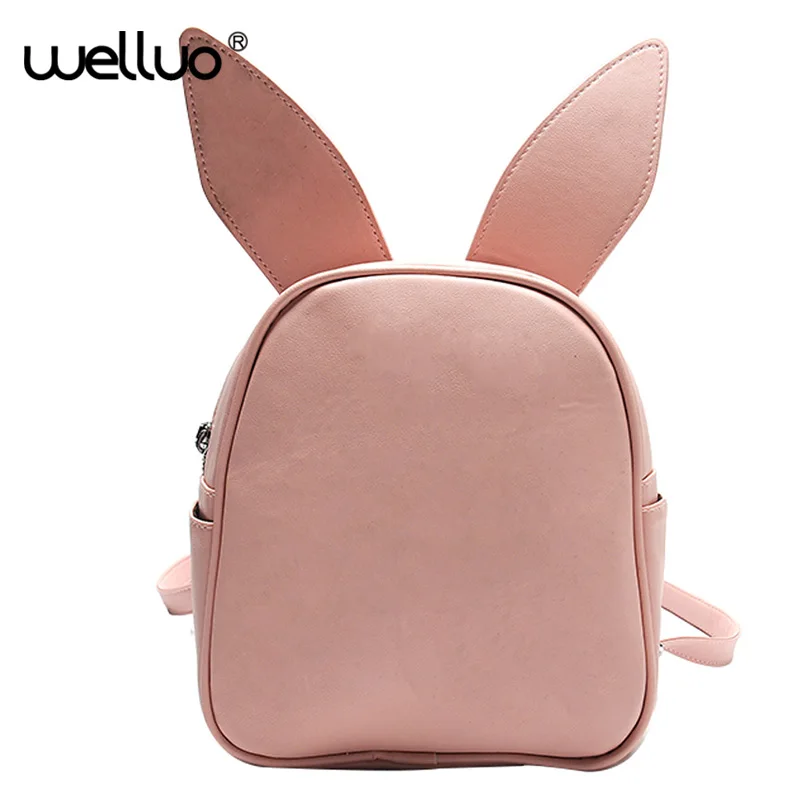 Women Backpack Bat Wing Rabbit Cat Ear Backpacks Sweet Newest School Bag for Girls Rucksack Cute