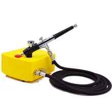 0 2mm 2CC Nail Art Airbrush System Kit For Nail Art Makeup Body Paint 100 240V